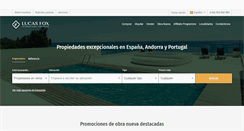 Desktop Screenshot of lucasfox.es