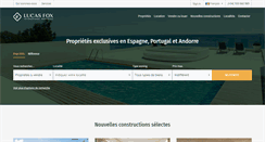 Desktop Screenshot of lucasfox.fr
