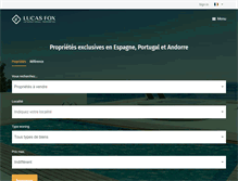 Tablet Screenshot of lucasfox.fr